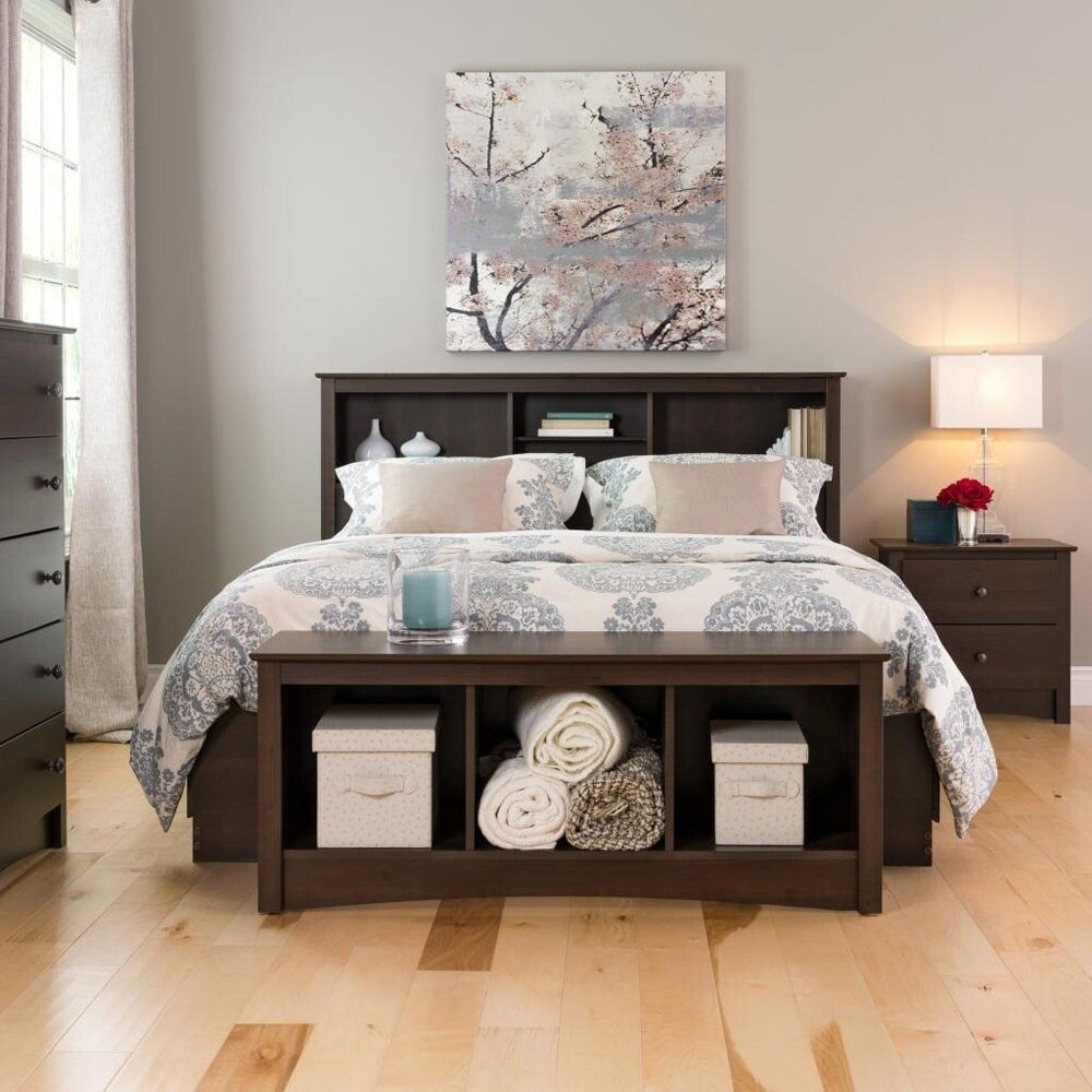Ellsworth Espresso 2-drawer Nightstand