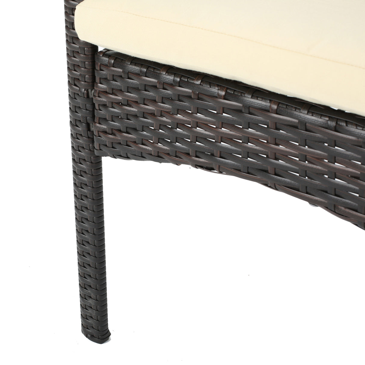 Elmar Outdoor 7 Piece Wood and Wicker Expandable Dining Set by Christopher Knight Home