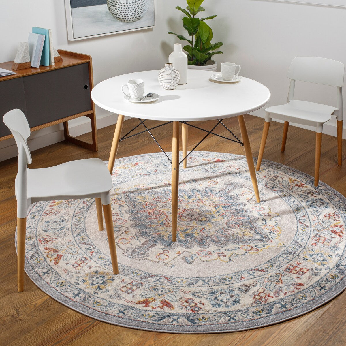 Livabliss Elmas Traditional Persian Medallion Area Rug