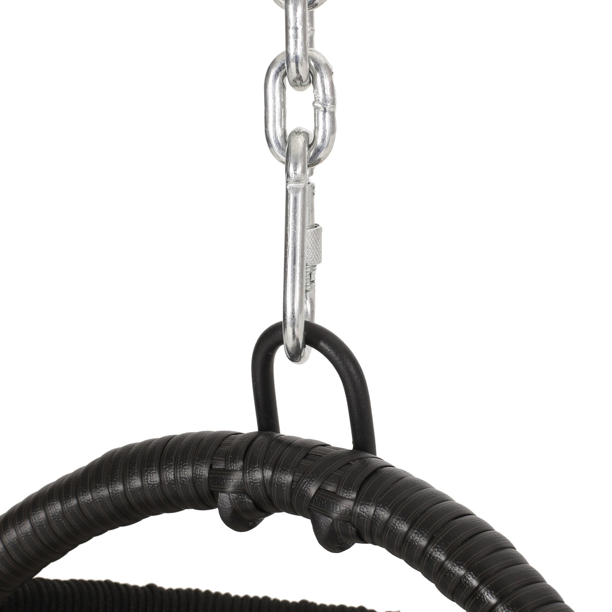 Elmcrest Outdoor Wicker and Rope Hanging Chair with Stand by Christopher Knight Home - 400 lb limit