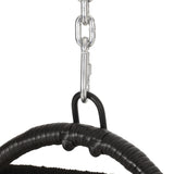 Elmcrest Outdoor Wicker and Rope Hanging Chair with Stand by Christopher Knight Home - 400 lb limit