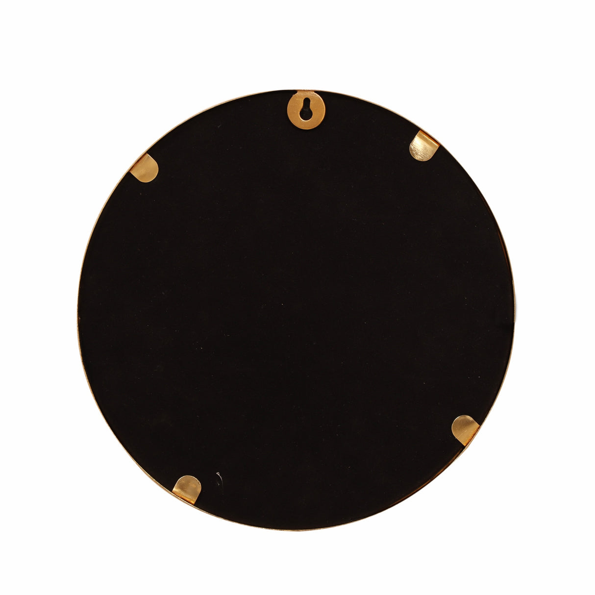 Elmira Oriental Handcrafted Round Tempered Glass Wall Accessory by Christopher Knight Home - 0.50" D x 12.25" W x 12.25" H