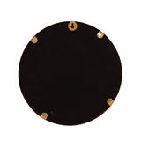 Elmira Oriental Handcrafted Round Tempered Glass Wall Accessory by Christopher Knight Home - 0.50" D x 12.25" W x 12.25" H