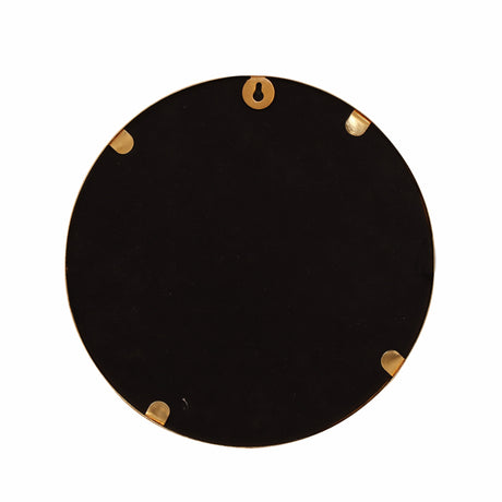 Elmira Oriental Handcrafted Round Tempered Glass Wall Accessory by Christopher Knight Home - 0.50" D x 12.25" W x 12.25" H