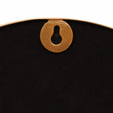 Elmira Oriental Handcrafted Round Tempered Glass Wall Accessory by Christopher Knight Home - 0.50" D x 12.25" W x 12.25" H