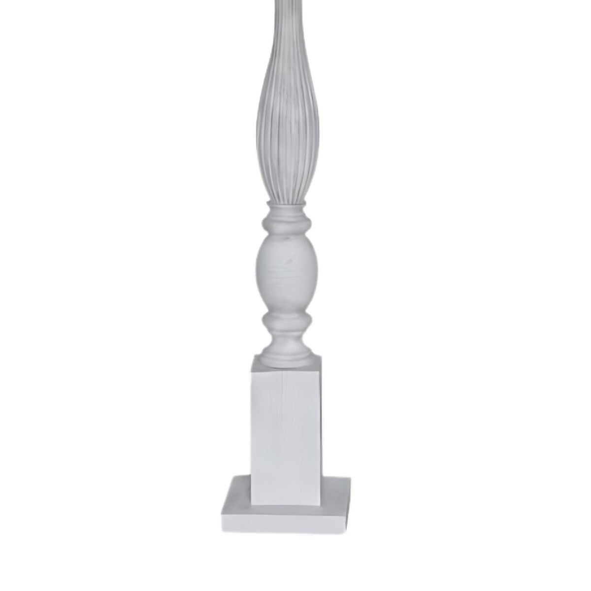 Lux Lighting 63'' Classic White Washed Coastal Floor Lamp - Classy Transitional - 3-Way Switch