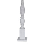 Lux Lighting 63'' Classic White Washed Coastal Floor Lamp - Classy Transitional - 3-Way Switch