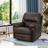 Elodie Bubba PU Faux Leather Swivel Power Recliner by Christopher Knight Home
