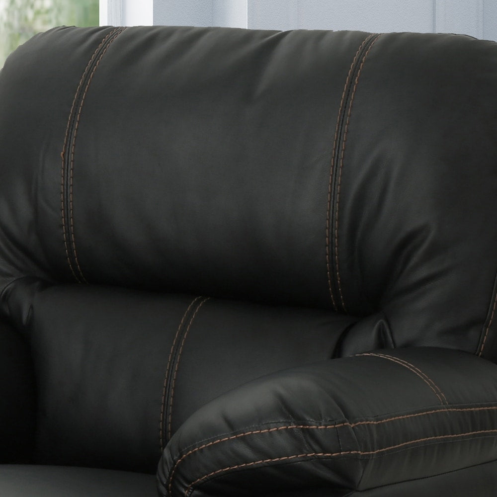 Elodie Faux Leather Swivel Power Glider Recliner by Christopher Knight Home
