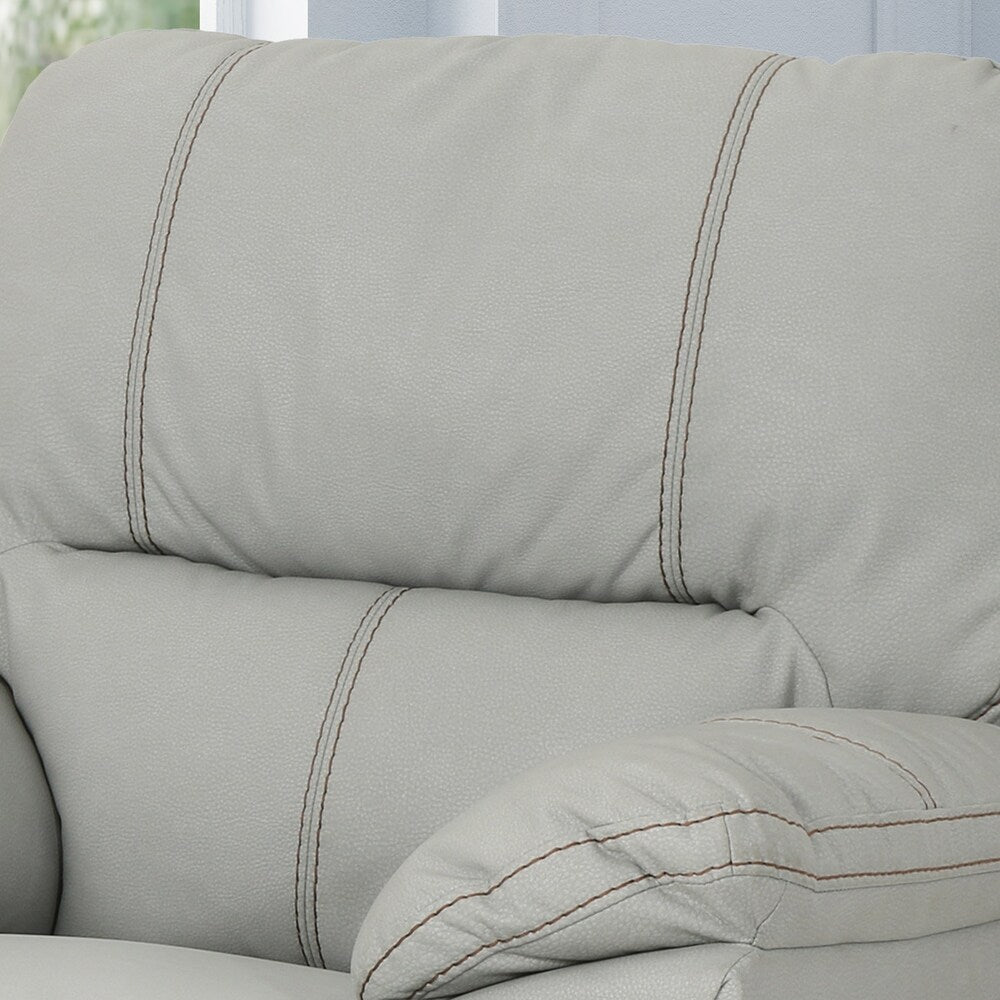 Elodie Faux Leather Swivel Power Glider Recliner by Christopher Knight Home
