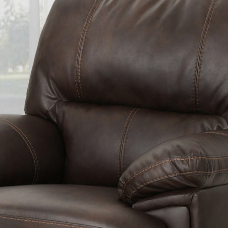 Elodie Bubba PU Faux Leather Swivel Power Recliner by Christopher Knight Home