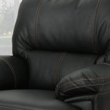 Elodie Bubba PU Faux Leather Swivel Power Recliner by Christopher Knight Home