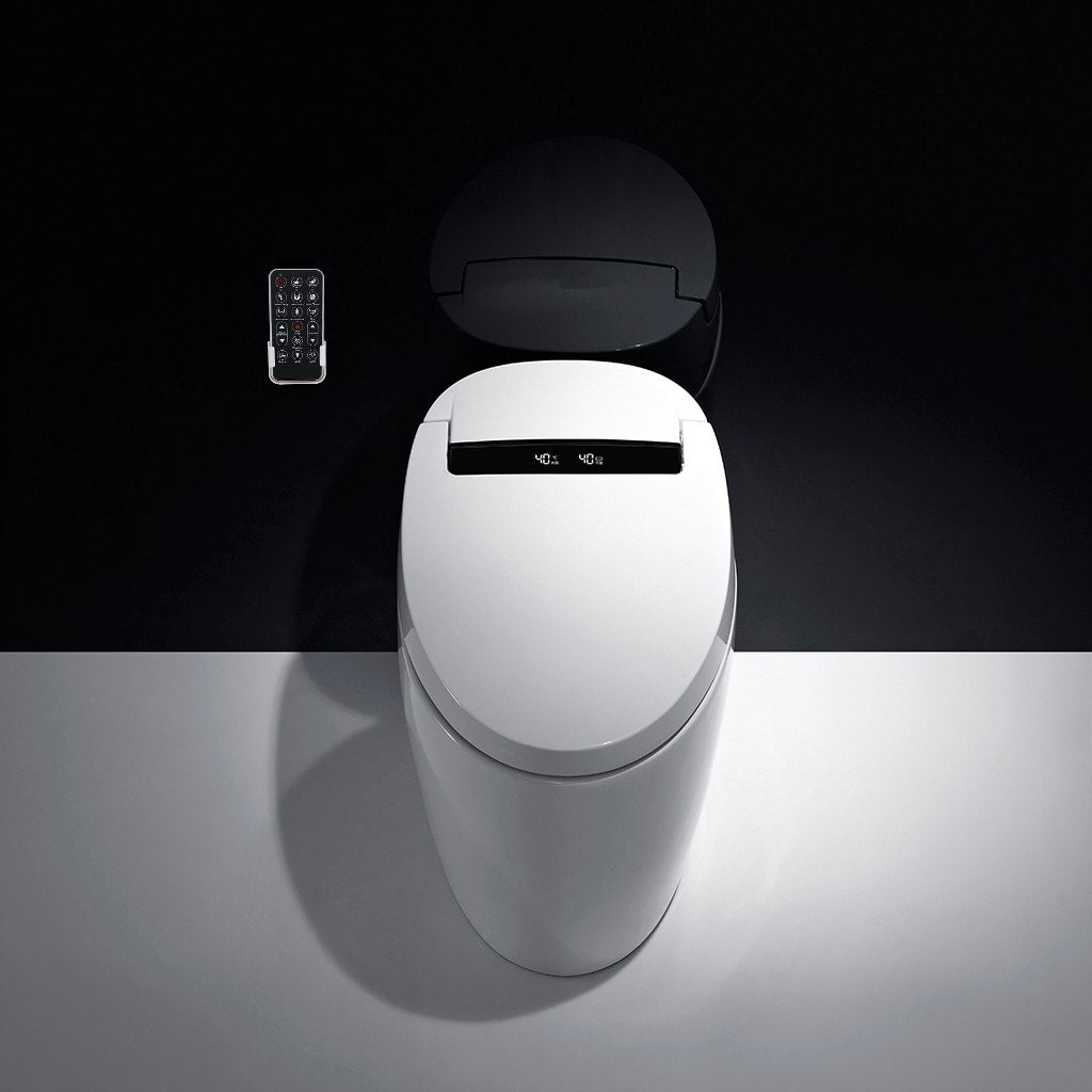 Elongated One Piece Smart Toilet