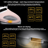Elongated One Piece Smart Toilet