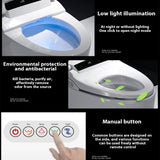 Elongated One Piece Smart Toilet