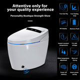 Elongated One Piece Smart Toilet