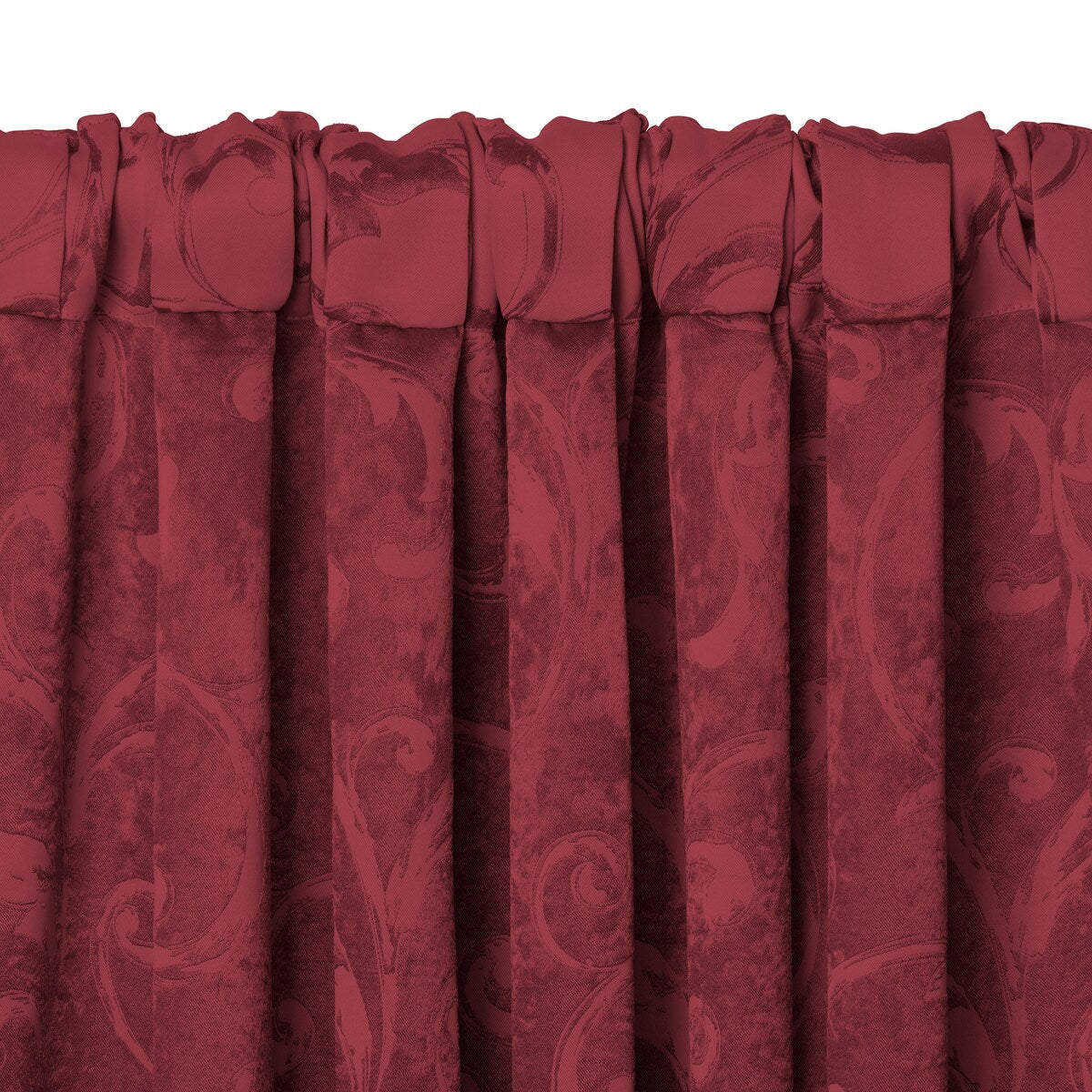 Elrene Mia Jacquard Blackout Scallop Window Valance - 52" w x 19" l