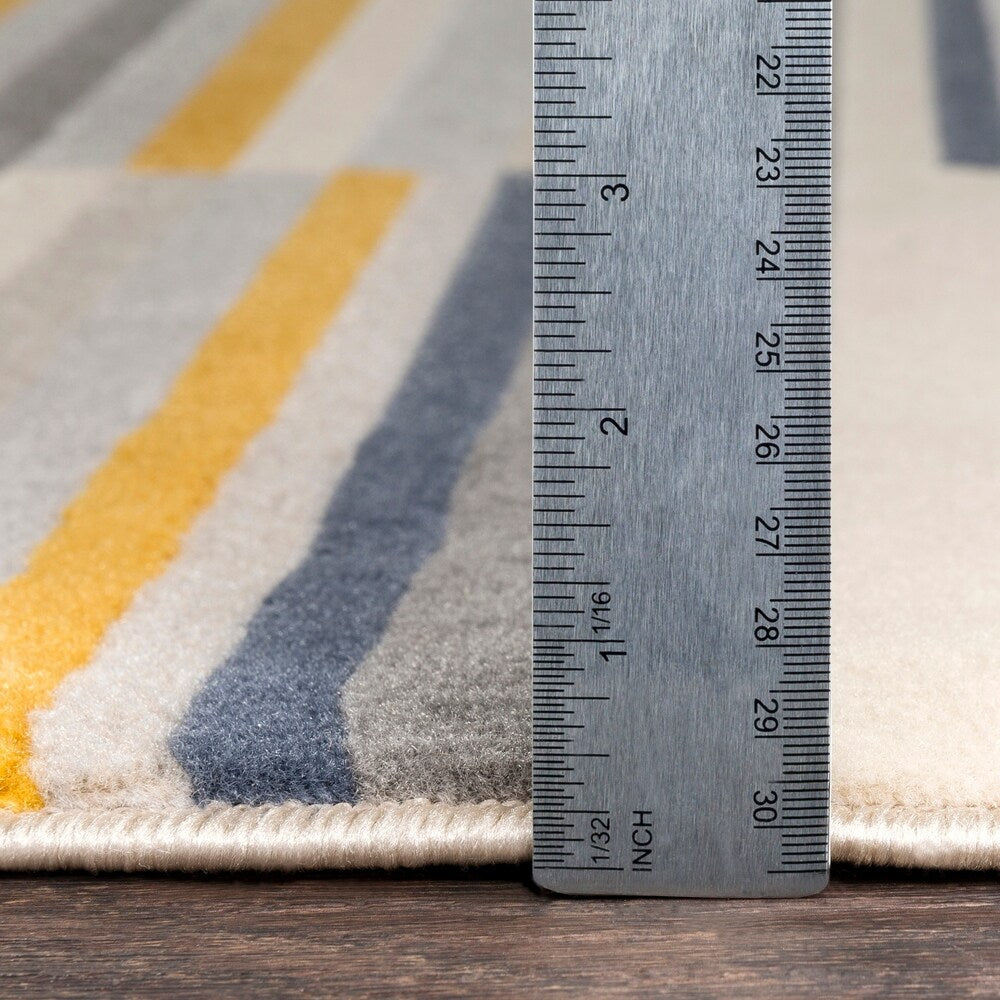 Elsie Contemporary Area Rug - 2'7" x 7'3" Runner