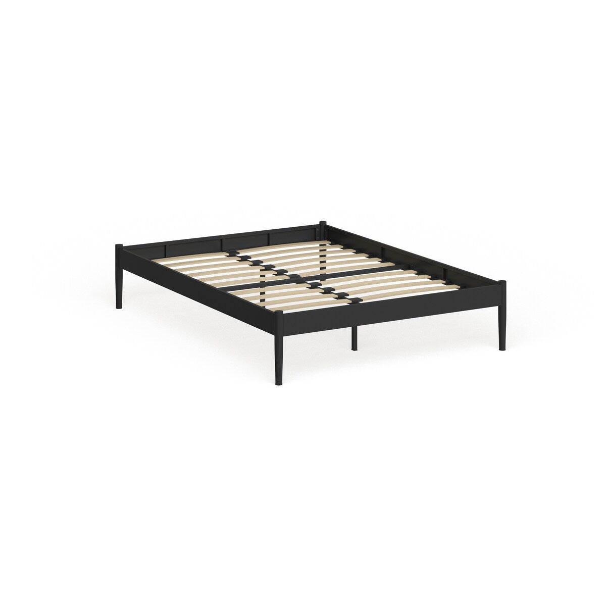 Elsie Fabric Bed Frame in Brown