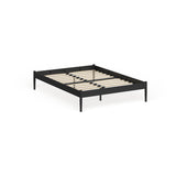 Elsie Fabric Bed Frame in Brown