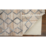 Elstow Transitional PET Yarn Charcoal Gray/Beige Area Rug