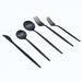 Elyon Lea Matte Colored Stainless Steel Flatware Set 20 Pieces