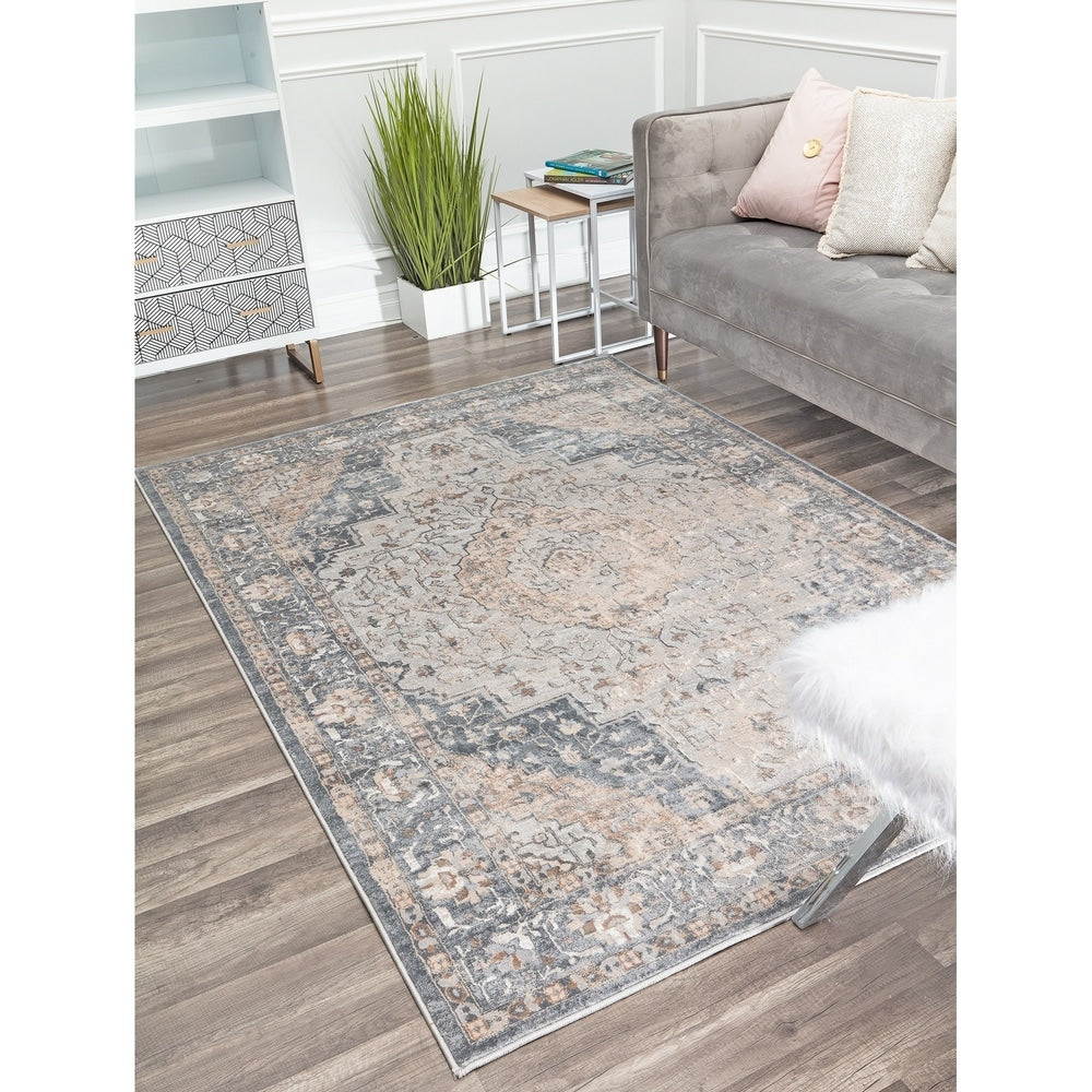 Emali Vintage Geometric Area Rug by Rugs America
