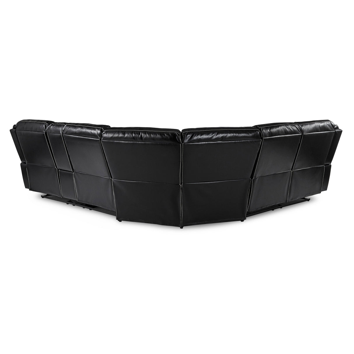 Ember Reclining Sectional Sofa with Console