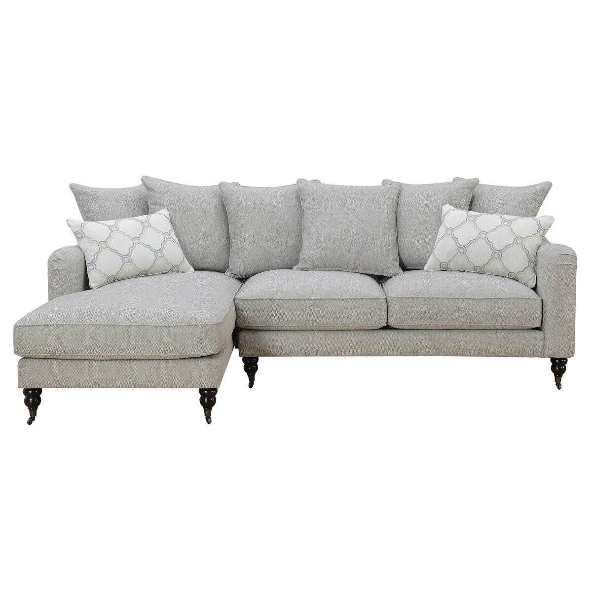 Copper Grove Fakai Beige Tweed Sofa Sectional