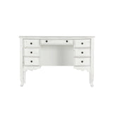 Emerald Home Distressed Antique White Dressing Table