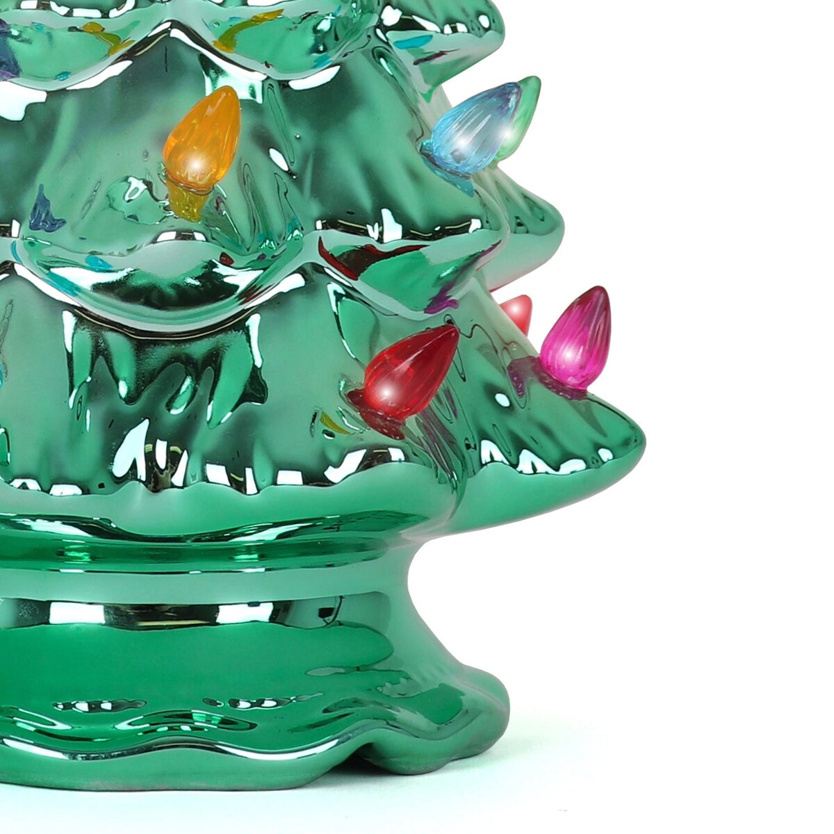 Emerald Pearl Ceramic Christmas Tree