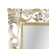 Emerton Traditional Standing Mirror with Floral Carved Frame by Christopher Knight Home - 27.50" W x 0.75" L x 68.00" H
