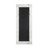 Emerton Traditional Standing Mirror with Floral Carved Frame by Christopher Knight Home - 27.50" W x 0.75" L x 68.00" H
