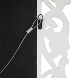 Emerton Traditional Standing Mirror with Floral Carved Frame by Christopher Knight Home - 27.50" W x 0.75" L x 68.00" H