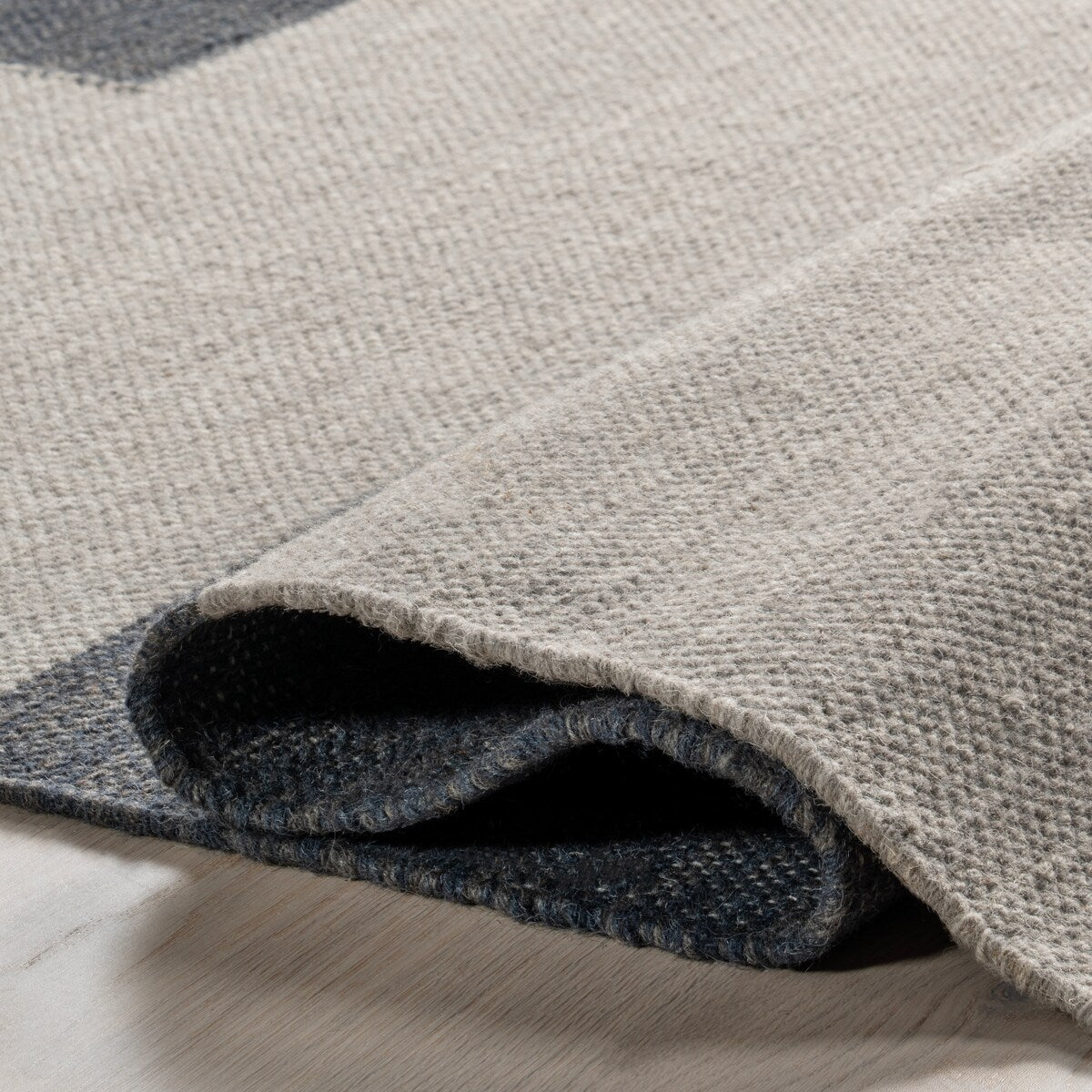 Blue Jay Colorblocked Wool Area Rug