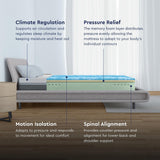 Emma 12-inch Visco-Elastic Memory Foam Mattress