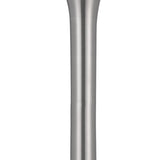 Emma 22 Inch Modern Desk Lamp, 2 USB, 1 Type C USB Charging Port, Silver