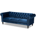 Emma Traditional and Transitional Upholstered Chesterfield Sofa