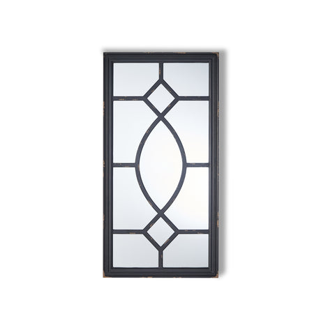 Emmons Farmhouse Rectangular Wooden Rustic Mirror by Christopher Knight Home