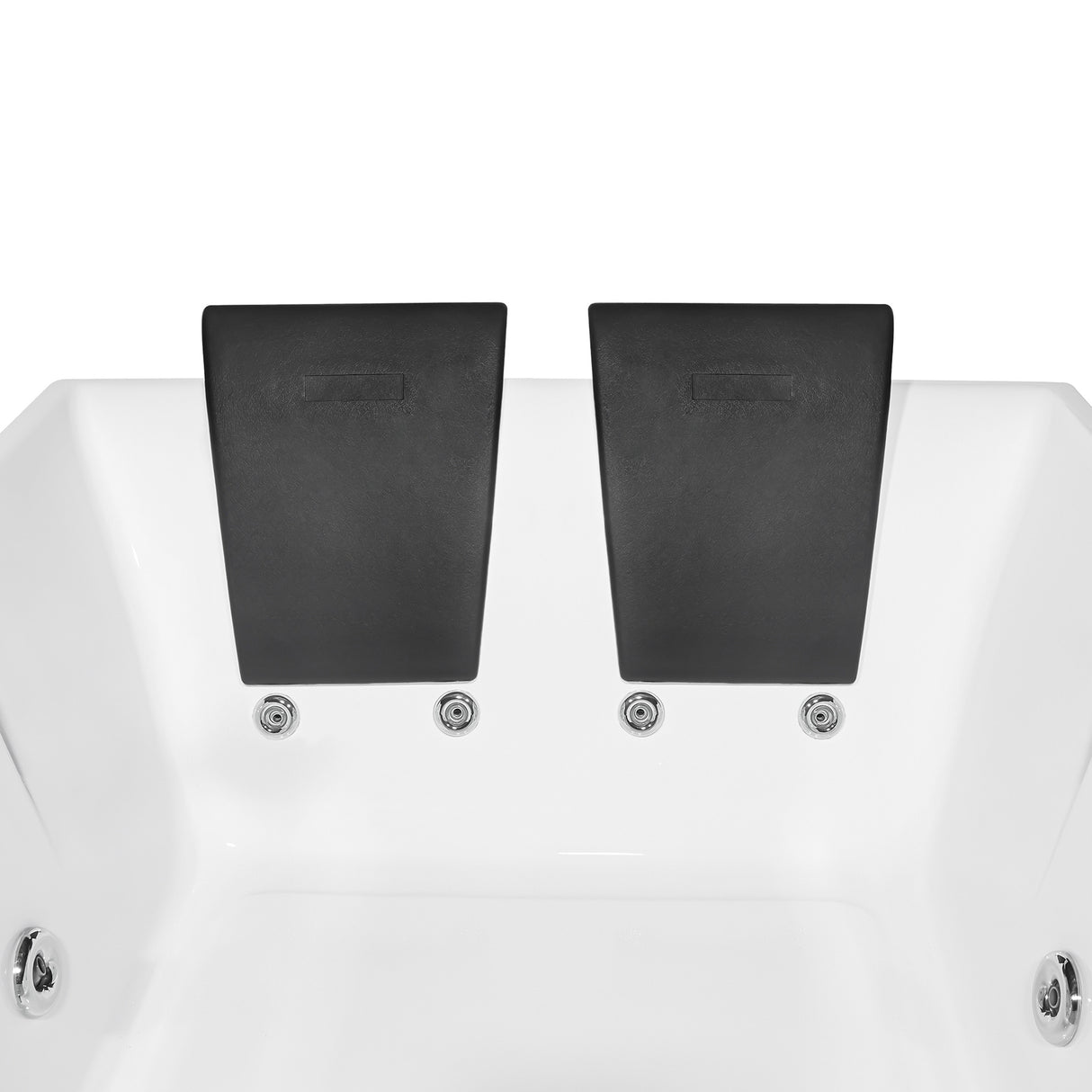 Empava 72x84-inch Alcove/ Tile-in Whirlpool Spa Bathtub with Faucet