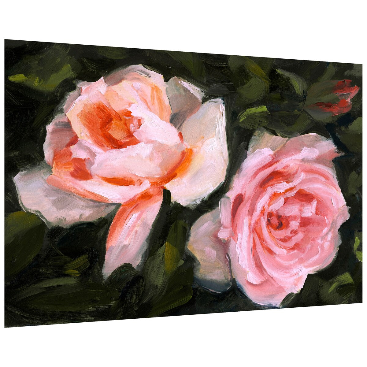 Empire Art Direct Ethereal Roses I Printed Tempered Glass Wall Art