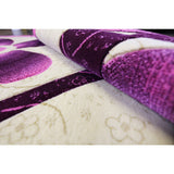 Empire Rosa Transitional Pink/Cream Polypropylene Hand-carved Rug (3'11 x 5'3) - 3'11 x 5'3