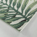 Emy Tropical Leaves Indoor/Outdoor Area Rug