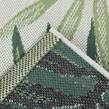 Emy Tropical Leaves Indoor/Outdoor Area Rug