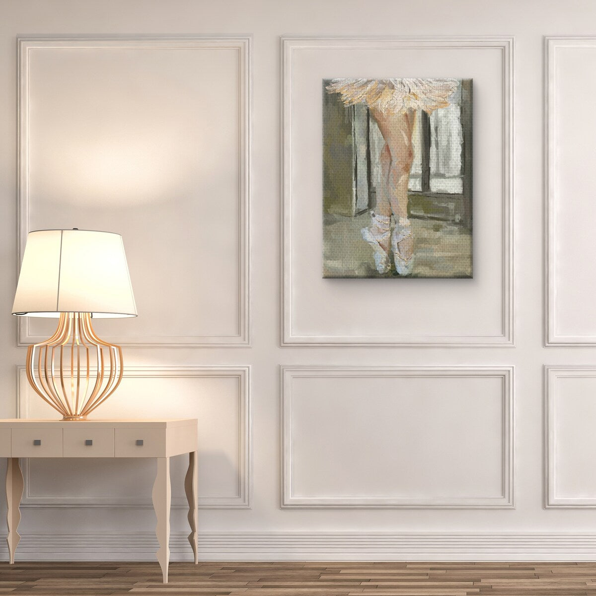 En Pointe Canvas Art Print
