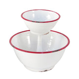 Enamel Tiered Bowls