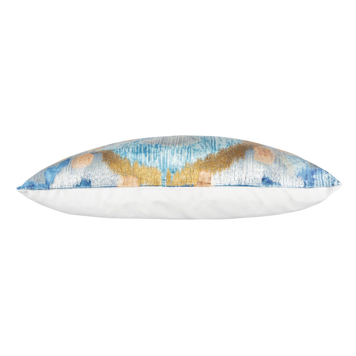 Enchant Home Serino Blue Velvet Pillow