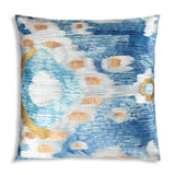 Enchant Home Serino Blue Velvet Pillow