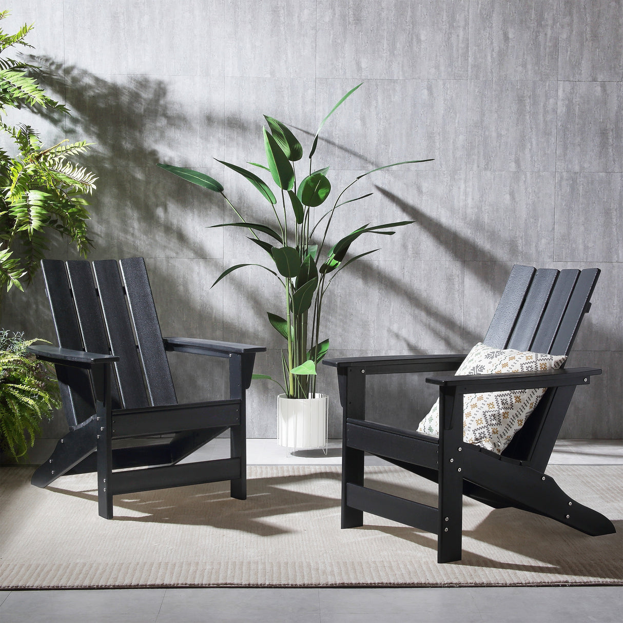 Encino Outdoor Adirondack Chairs (Set of 2) by Christopher Knight Home