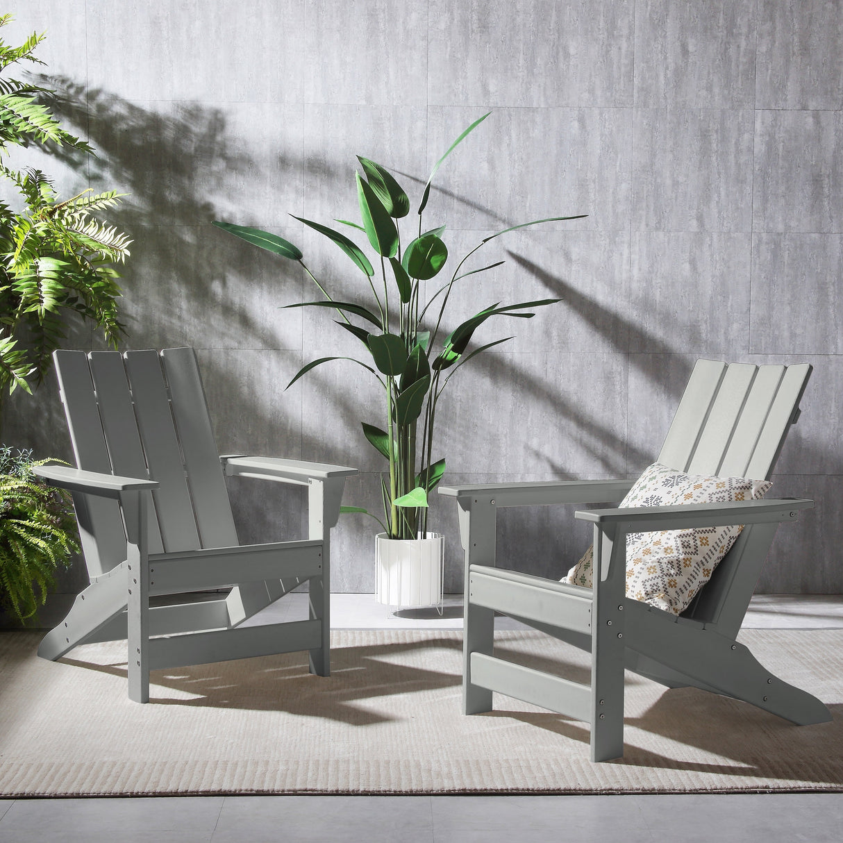 Encino Outdoor Adirondack Chairs (Set of 2) by Christopher Knight Home